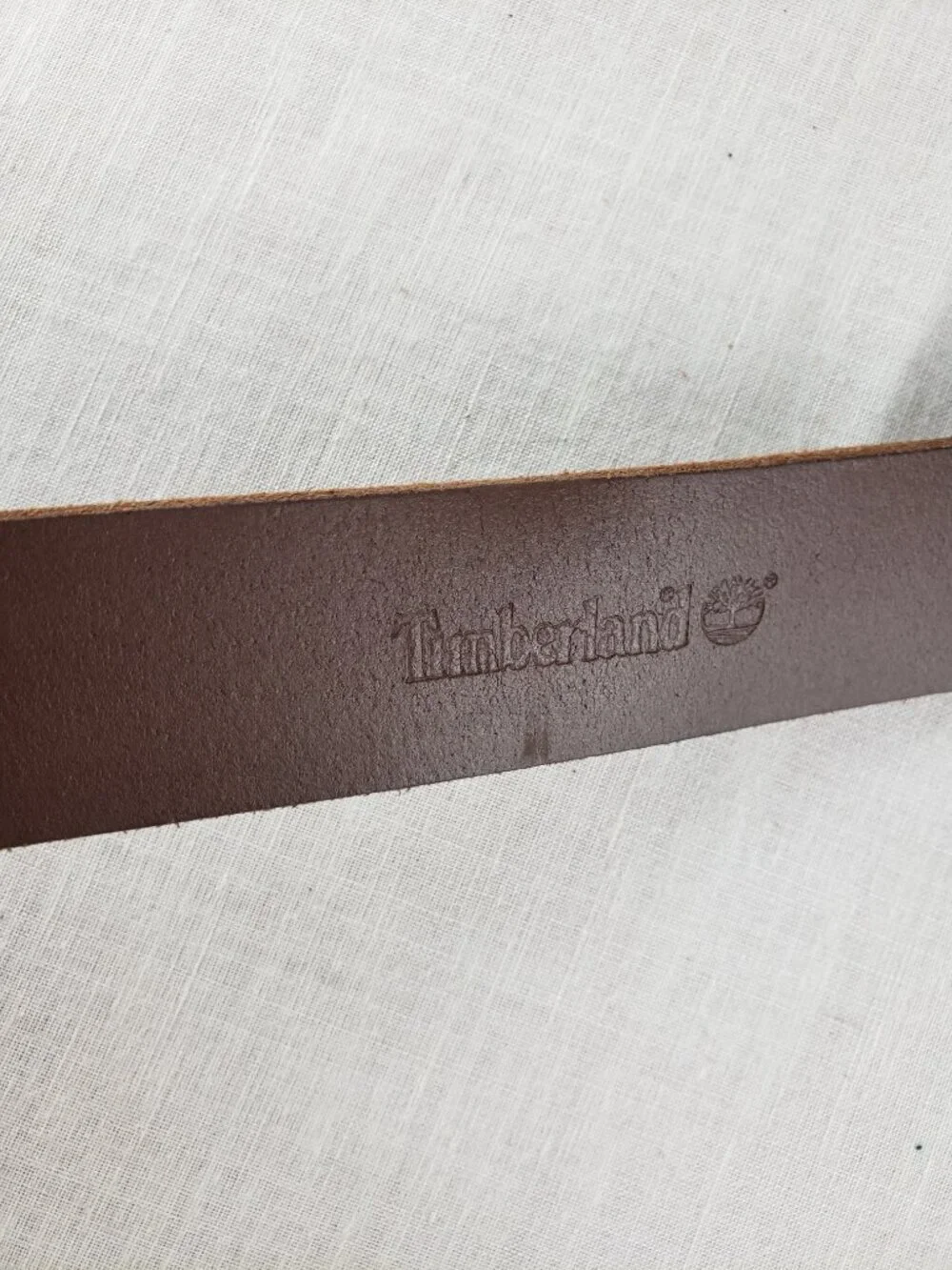 Timberland Brown Leather Belt Casual Mens Medium 34-36